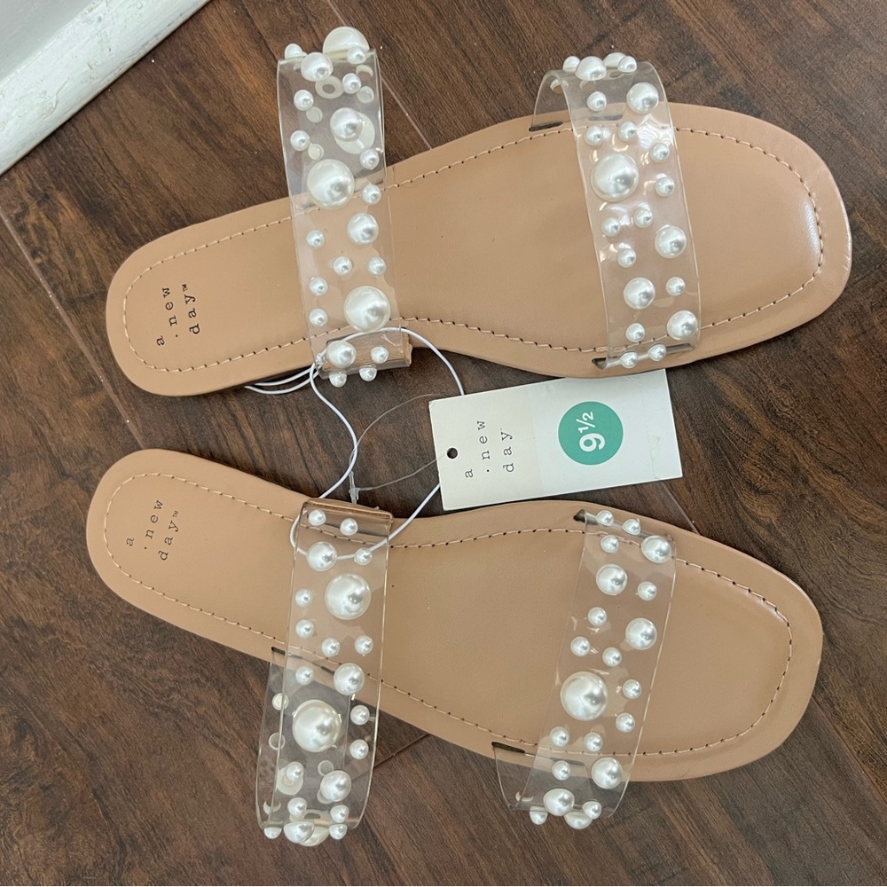 BRAND NEW!!!!!!!! A New Day Pearl Sandals